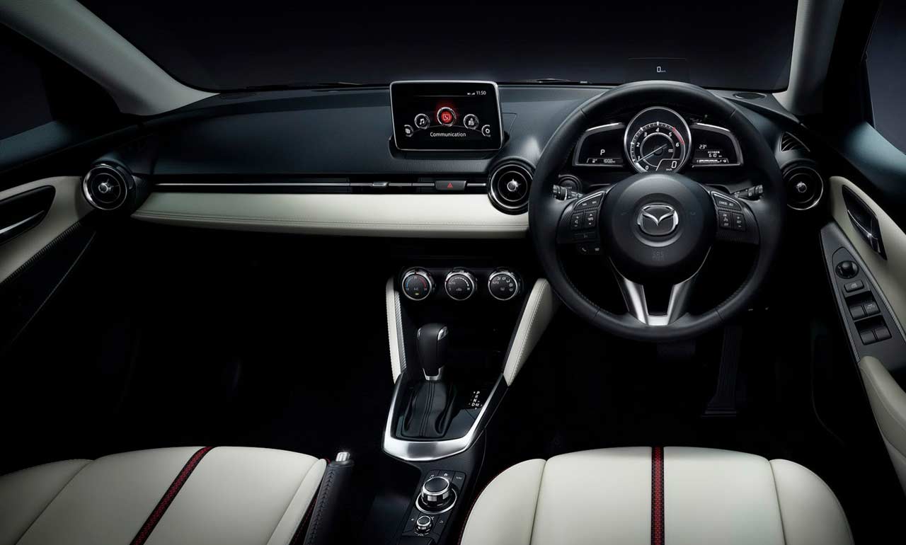 International, 2015-Mazda2-Dashboard: Ini Foto Lengkap Mazda 2 2015 Yang Akan Hadir di Indonesia Tahun Depan!