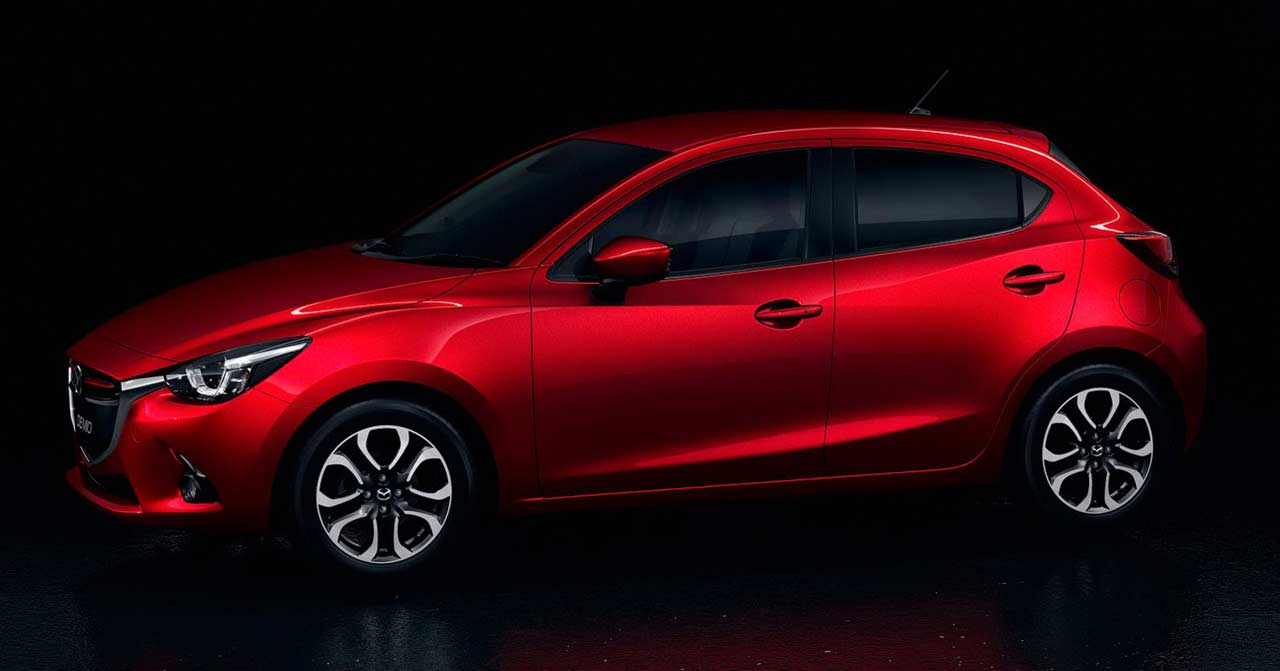 International, 2015-Mazda2-Side: Ini Foto Lengkap Mazda 2 2015 Yang Akan Hadir di Indonesia Tahun Depan!