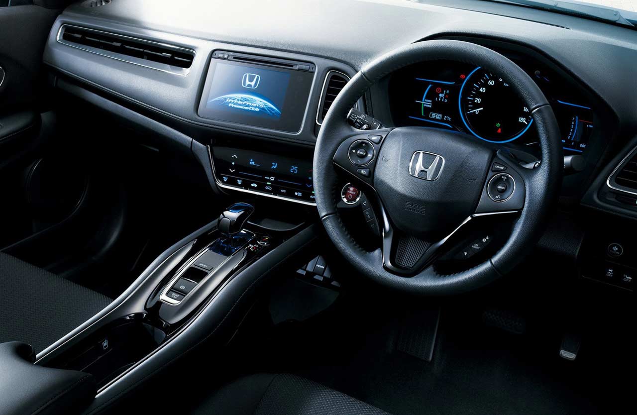 Honda, Honda-HRV-RS-Interior: Ini Detail Foto Honda HR-V Yang Akan Diluncurkan di Indonesia