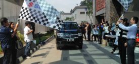 Pelepasan peserta mudik Pulang Kampung bareng naik Suzuki APV