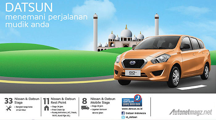 Event, Posko mudik dan bengkel siaga 24 jam Datsun Indonesia: Nissan Bareng Datsun Buka Posko dan Bengkel Resmi di Sepanjang Jalur Mudik