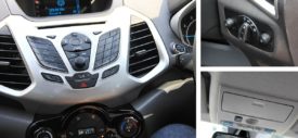 Speedometer dan stir dengan audio switch control pada Ford EcoSport