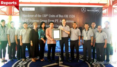 Mercedes-Benz Kerahkan 130 Sasis untuk Bus Pariwisata