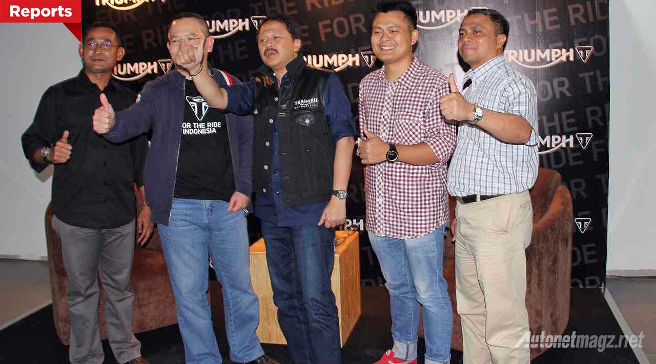 IIMS 2014, Petinggi dan pimpinan bos Triumph Indonesia: Triumph Akan segera Meluncur di Indonesia