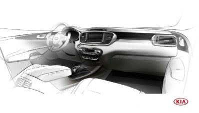 Kia Beberkan Gambar Sketsa Interior Kia Sorento 2015 Kia Beberkan Gambar Sketsa Interior Kia Sorento 2015