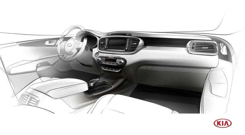 Kia Beberkan Gambar Sketsa Interior Kia Sorento 2015 Kia Beberkan Gambar Sketsa Interior Kia Sorento 2015