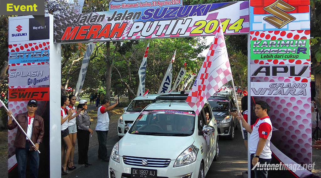 Event, Suzuki Bali Jalan Jalan Merah Putih 2014: Pemilik Mobil Suzuki di Bali Senang Ikuti Jalan-Jalan Suzuki Merah Putih 2014