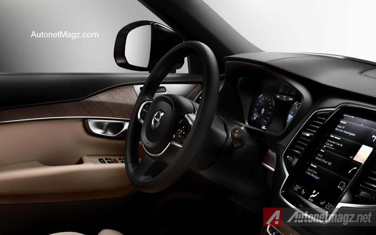 International, Volvo-XC90-2015-Steering-Wheel: Akhirnya New Volvo XC90 2015 Diluncurkan Juga