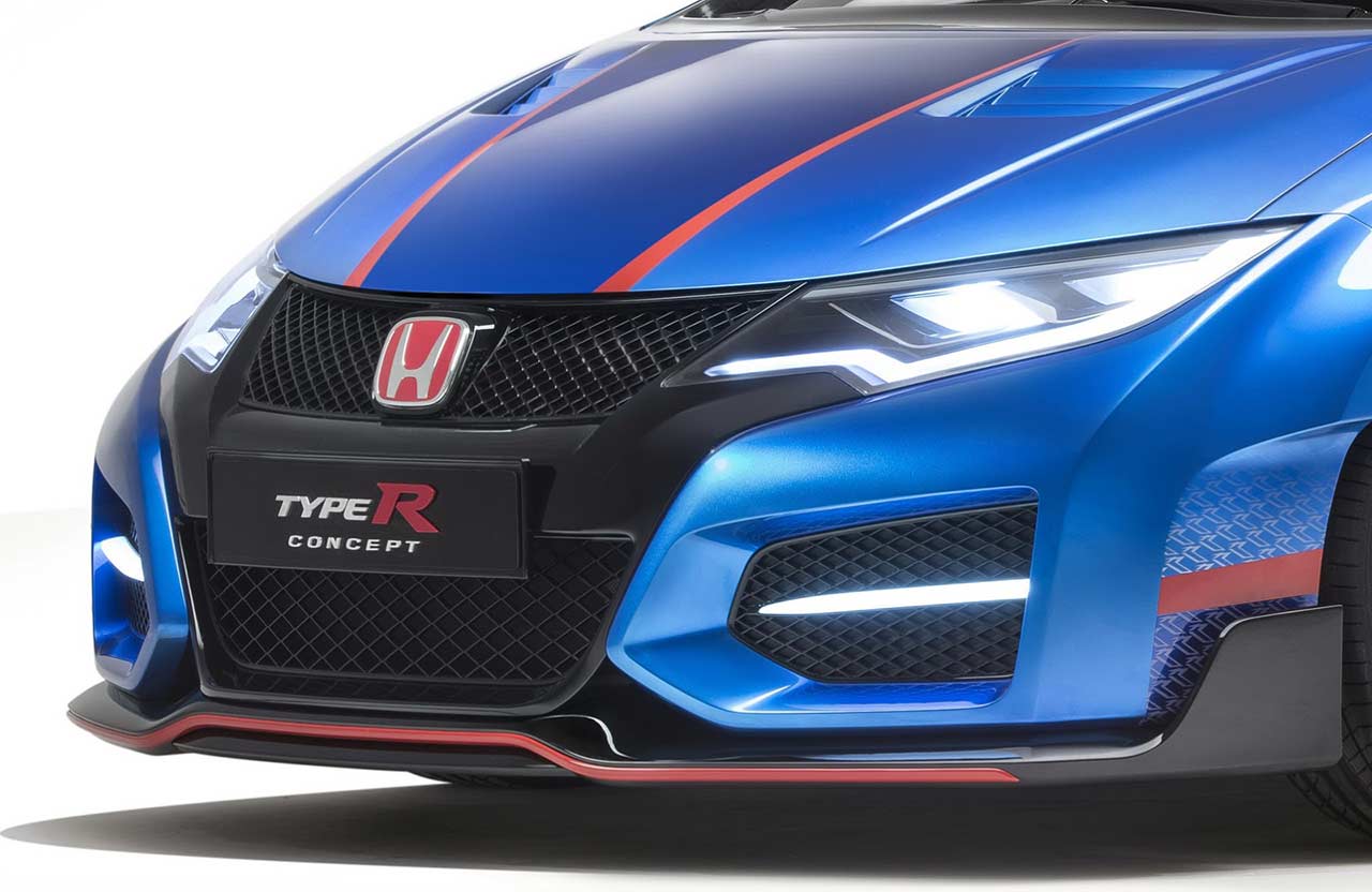 Honda, 2015 Honda Civic Type R Front End Looks: 2015 Honda Civic Type R Concept Akan Lebih Ganas Dari NSX Type R