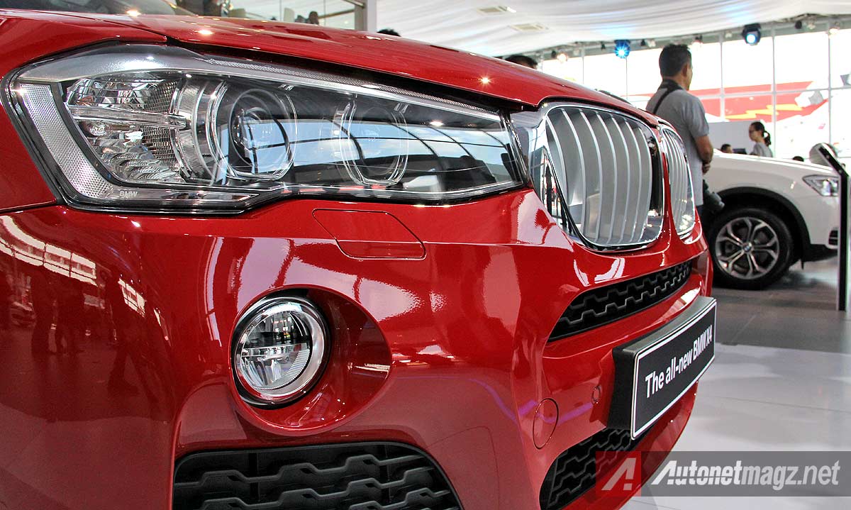 BMW, BMW X4 Indonesia Front Head Lights: BMW X4 Diluncurkan di IIMS 2014