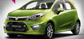 PROTON IRIZ city car baru Proton pesaing Honda Brio dan Toyota Agya