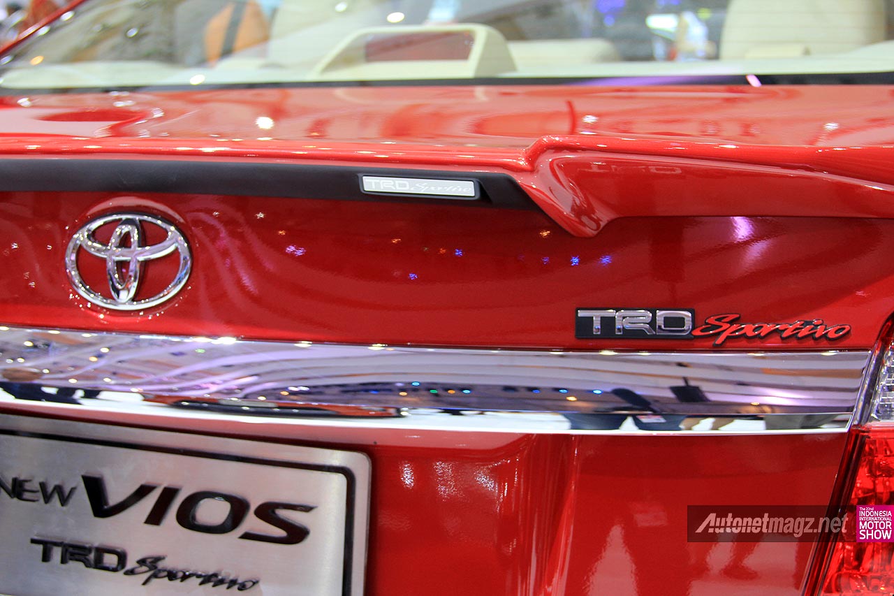 IIMS 2014, Emblem Toyota Vios TRD Sportivo: Toyota Vios TRD Sportivo Hadir di IIMS 2014 [Galeri Foto]