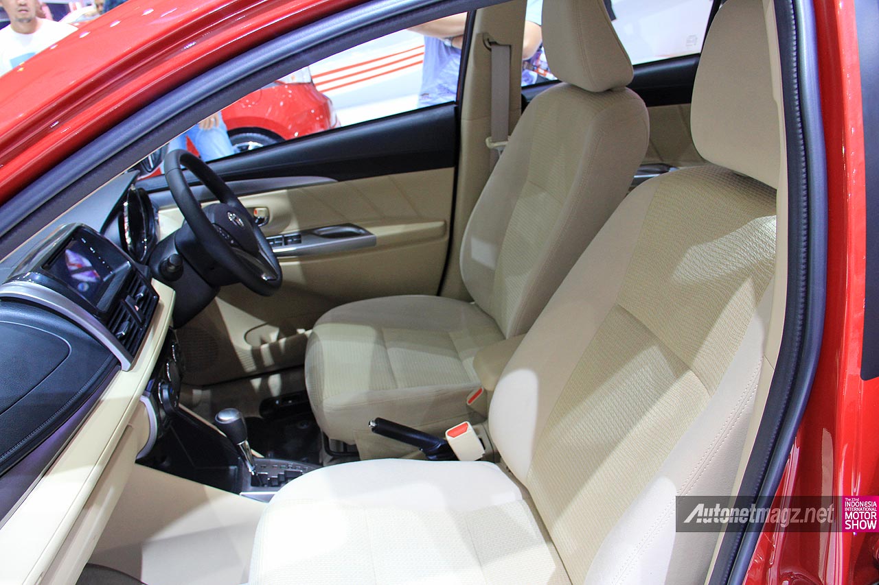 IIMS 2014, Jok interior warna Vios versi TRD Sportivo: Toyota Vios TRD Sportivo Hadir di IIMS 2014 [Galeri Foto]
