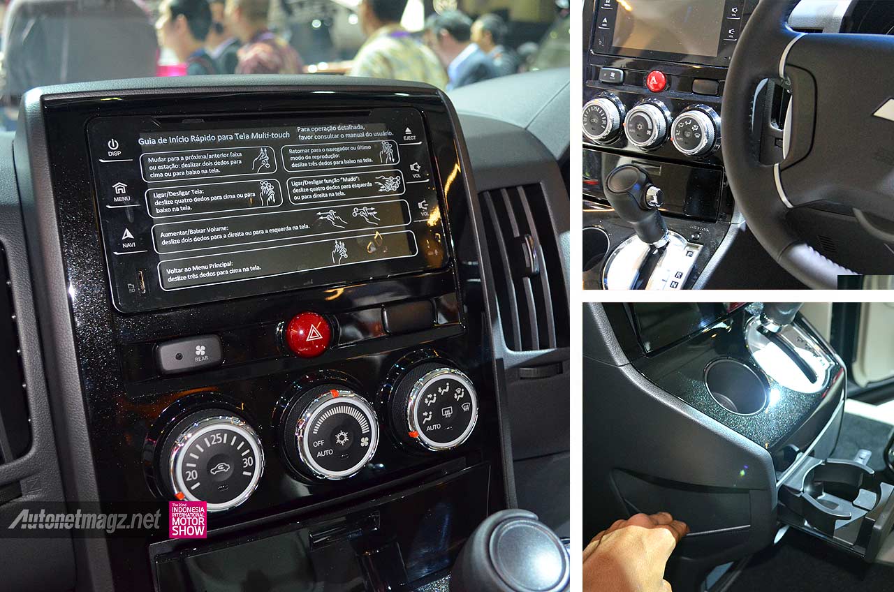 IIMS 2014, Kelengkapan akomodasi kabin Mitsubishi Delica: [Exclusive] First Impression Review Mitsubishi Delica 2014 Indonesia [with Video]