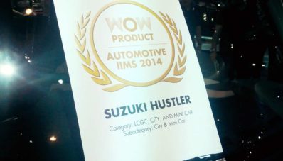 Suzuki Hustler Raih Penghargaan WOW Product – Automotive di IIMS 2014 Suzuki Hustler Raih Penghargaan WOW Product – Automotive di IIMS 2014