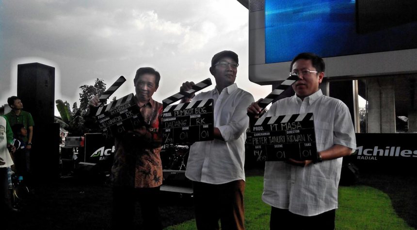 Achilles Berpartisipasi Dalam Pembuatan Taman Film Bandung