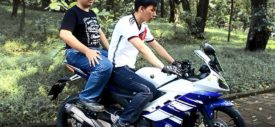 Foot step dan mesin Yamaha R15 Indonesia