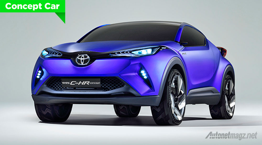 International, Toyota C HR konsep 2015: Ini Dia Wujud Toyota C-HR Pesaing HR-V Dari Toyota