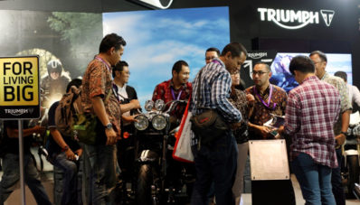Pertama Kali Ramaikan IIMS, Triumph Peroleh Hasil Penjualan Memuaskan Pertama Kali Ramaikan IIMS, Triumph Peroleh Hasil Penjualan Memuaskan