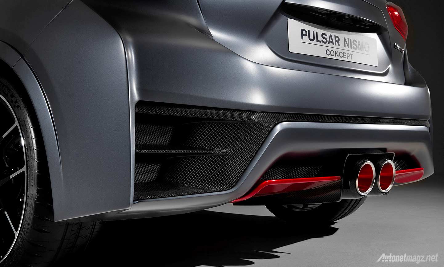 Mobil Konsep, Bodykit Nismo Nissan Pulsar bumper belakang: Nissan Pulsar Nismo Konsep Hadir di Paris Motor Show 2014