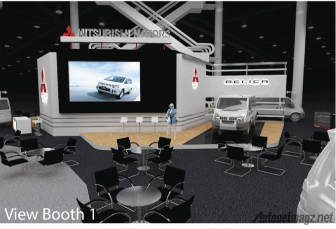 Berita, Booth-Pameran-Mitsubishi: Mitsubishi Motors Special Exhibition Tawarkan Test Drive Delica