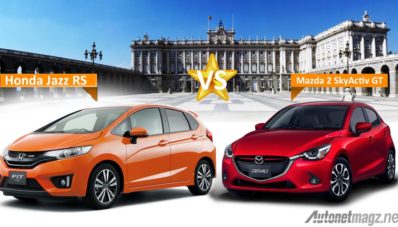 Komparasi Mazda2 SkyActiv vs Honda Jazz RS : Japan vs 