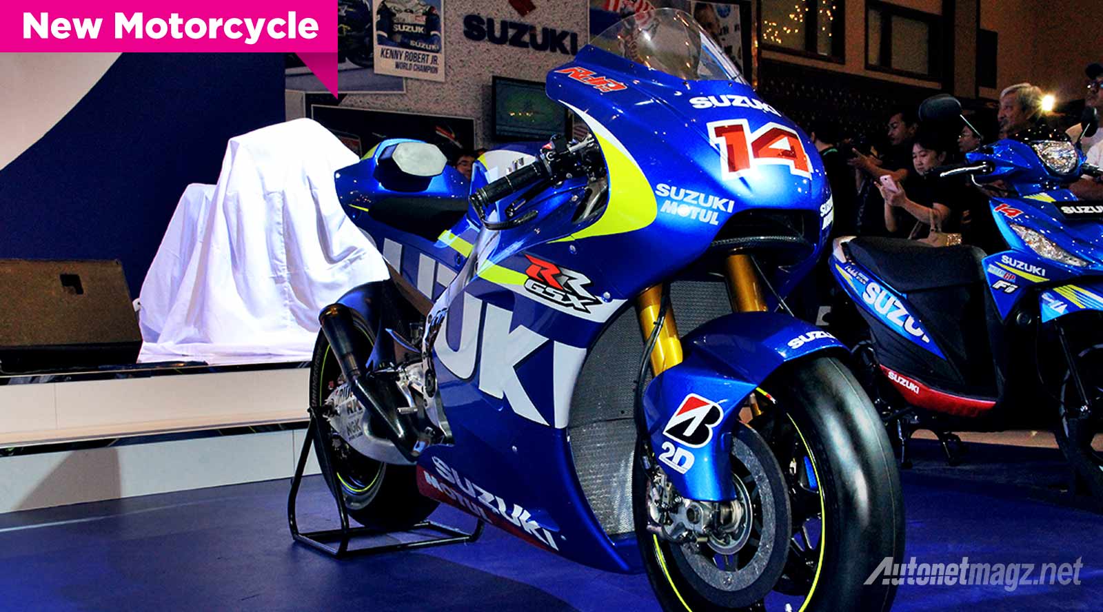 Berita, Cover-Suzuki-IMOS-2014: Suzuki Luncurkan GSX-RR 2014 dan Motor Edisi Spesial MotoGP Returns di IMOS 2014