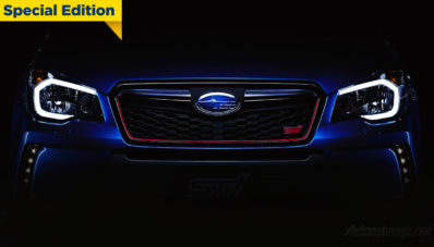 Subaru Rilis Teaser Forester STI, SUV Kencang dari Jepang Subaru Rilis Teaser Forester STI, SUV Kencang dari Jepang