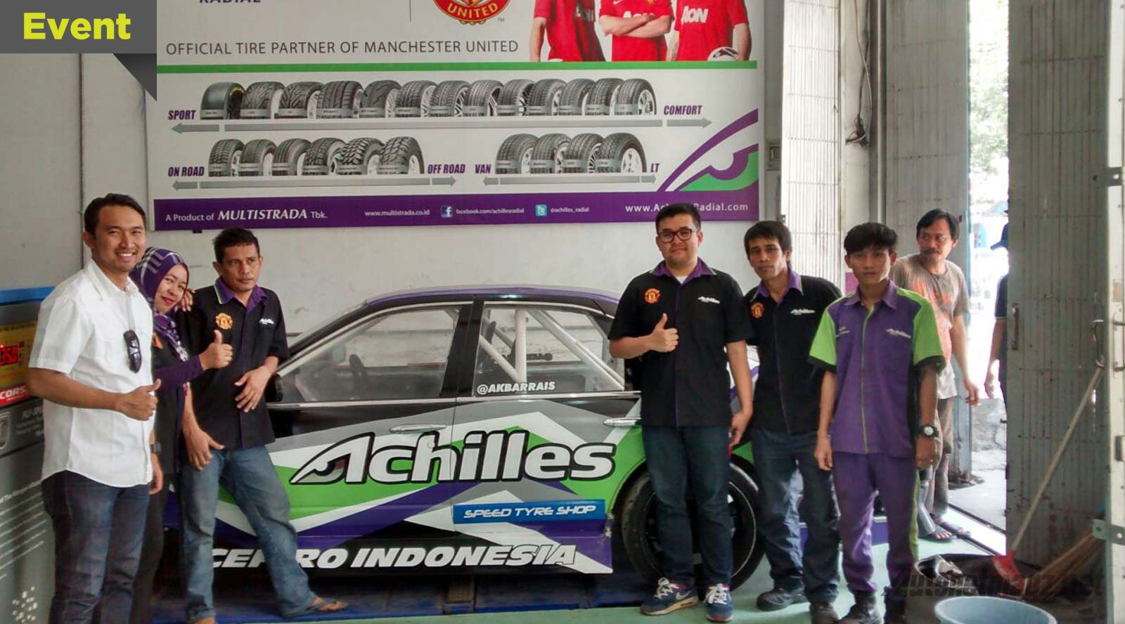 Berita, Cover-aksi-road-drifting-achilles-makassar: Achilles Persembahkan Aksi Road Drifting Pertama di Makassar