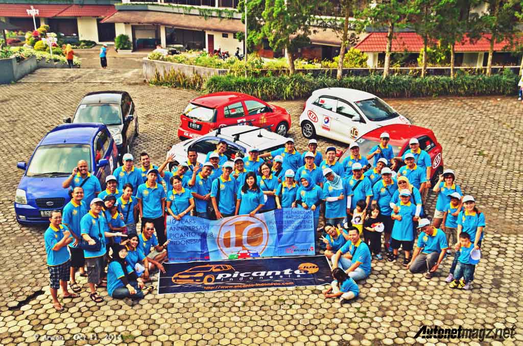 Kia, Foto-Bareng-member-PiCA: Rayakan Ulang Tahun, Picanto Club Indonesia Adakan Jambore Nasional