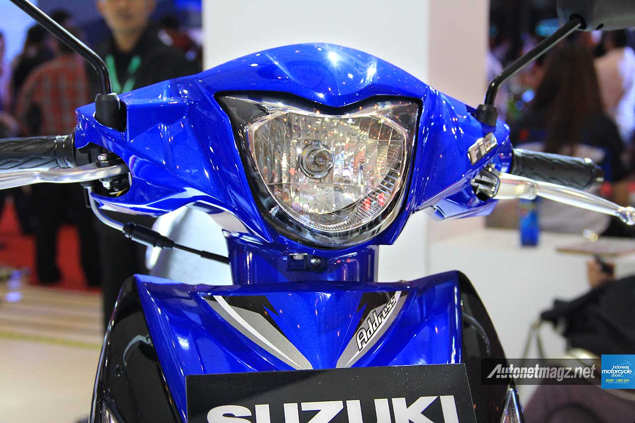 IMOS 2014, Lampu depan ori Suzuki Address 110 cc: First Impression Review Suzuki Address FI [Galeri Foto]