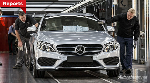 Mercedes-Benz dirakit di pabrik C-Class di recall