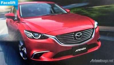 2015 Mazda 6 Facelift Bakal Punya Grille Seperti CX-5 Facelift