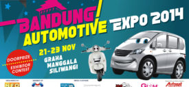 Desain poster Bandung Automotive Expo 2014 Indonesia pameran otomotif Bandung
