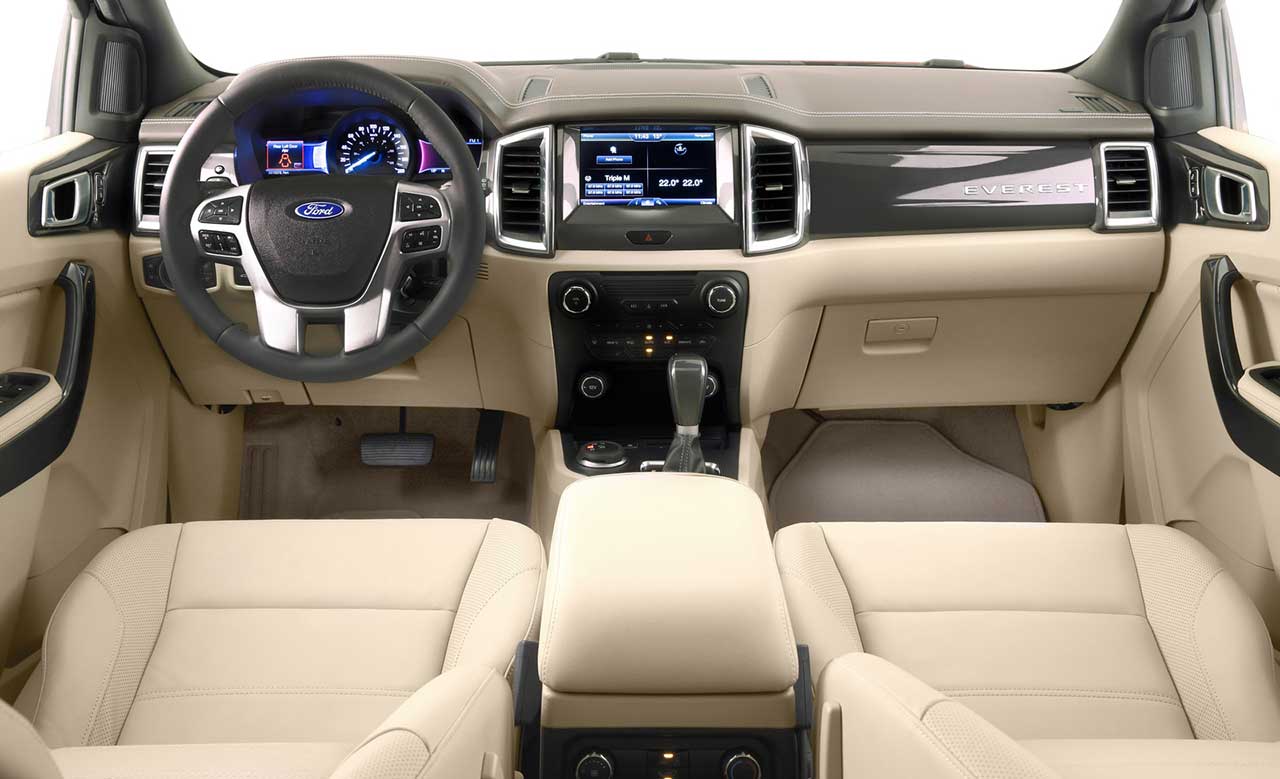 Dashboard Ford Everest Indonesia 2015
