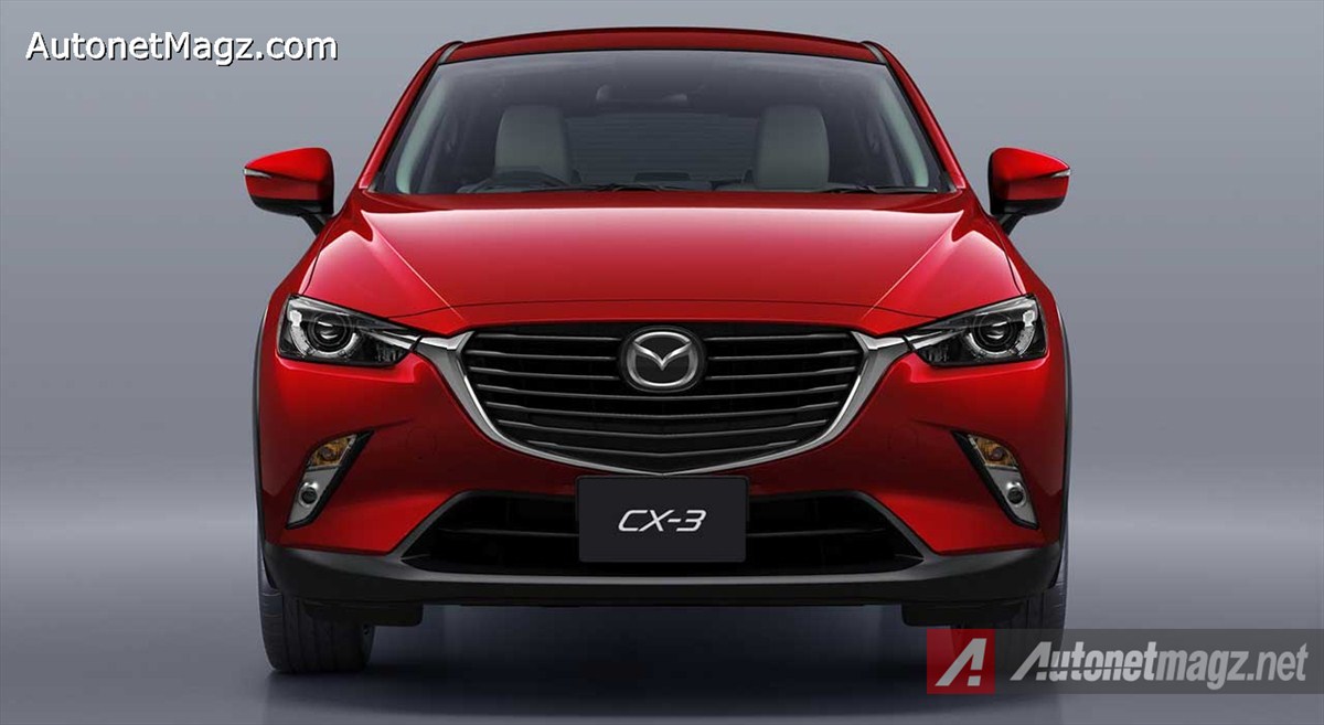 International, Mazda-CX-3-Front-View: Ini Dia Foto Dan Spesifikasi Lengkap Mazda CX-3 Crossover