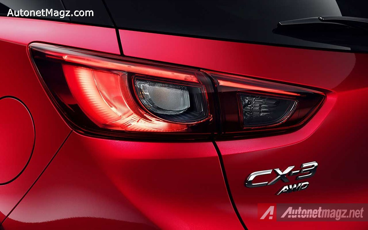 International, Mazda-CX-3-Rearlamp: Ini Dia Foto Dan Spesifikasi Lengkap Mazda CX-3 Crossover