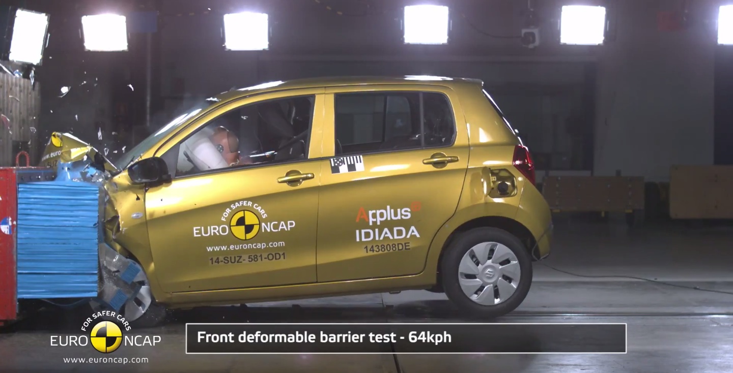International, Suzuki Celerio Crash Test: Suzuki Celerio Versi Eropa Hanya Dapat 3 Bintang Euro NCAP
