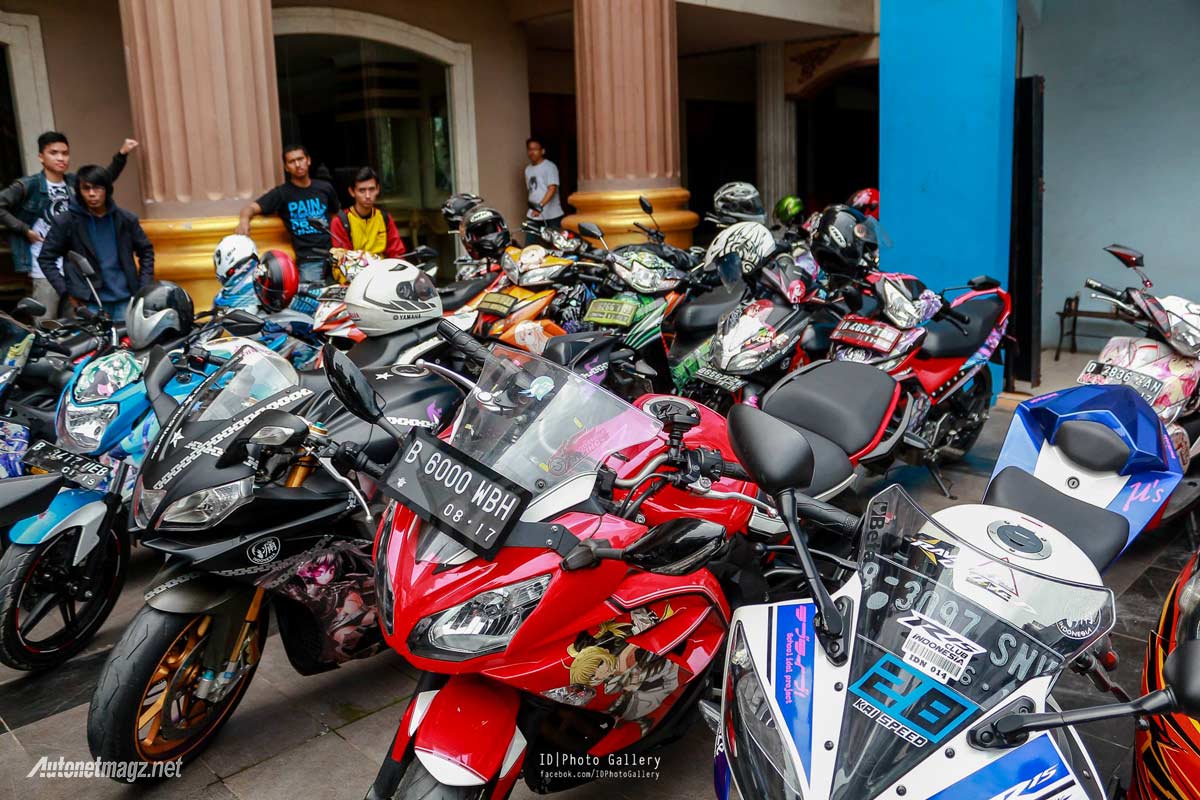 Klub dan Komunitas, Body wrapping sticker motor ala Itasha Indonesia: Ulang Tahun ke-2 Itasha Indonesia : Kumpulnya Komunitas Penggemar Kendaraan Bertema Anime
