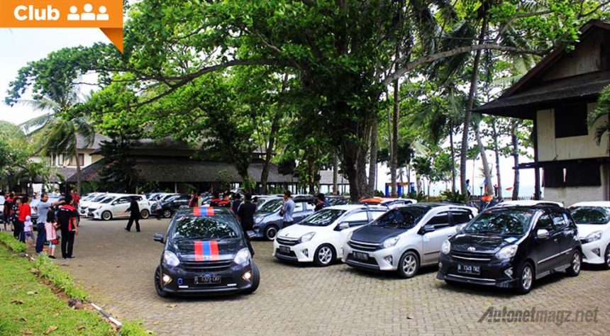 Toyota Agya Club Sambangi Anyer Ramai-Ramai Toyota Agya Club Sambangi Anyer Ramai-Ramai