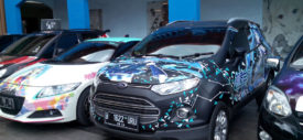 Ford Fiesta full body wrap cutting sticker ala komunitas Itasha Indonesia