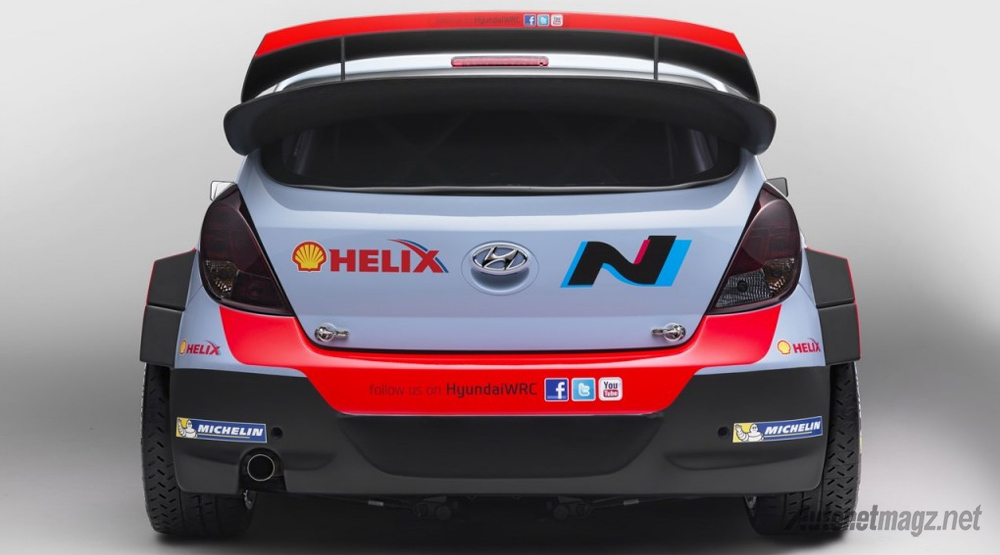 Berita, Hyundai-i20-WRC-belakang: Hyundai Umumkan Versi ‘N’ Untuk Mobil Kencangnya