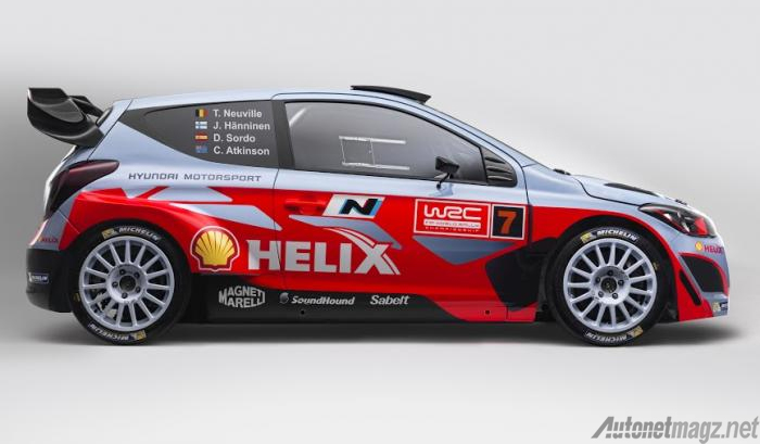 Berita, Hyundai-i20-WRC-samping: Hyundai Umumkan Versi ‘N’ Untuk Mobil Kencangnya