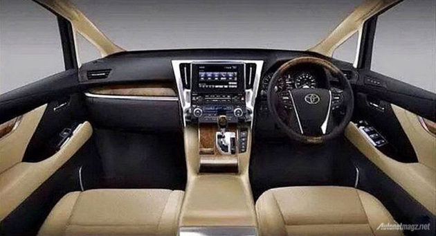 Interior Toyota Alphard 2015