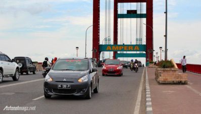 Juara Mitsubishi Mirage Eco Fun Drive II Palembang, Tembus 23 Km/liter Dalam Kota!