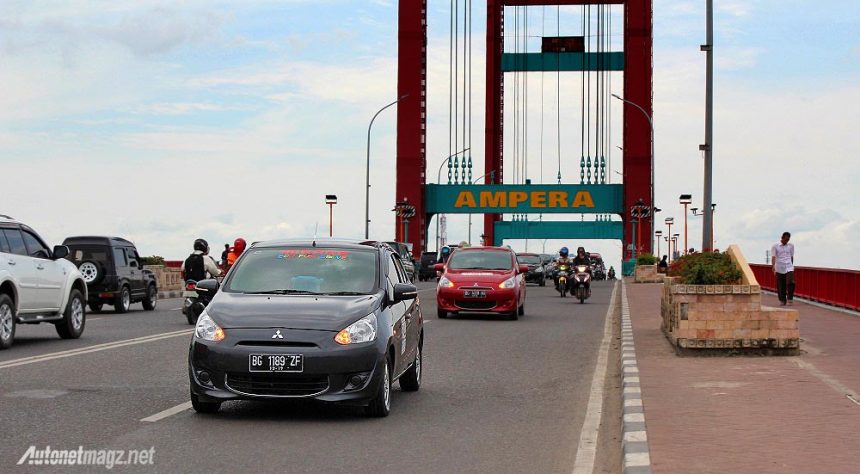 Juara Mitsubishi Mirage Eco Fun Drive II Palembang, Tembus 23 Km/liter Dalam Kota!
