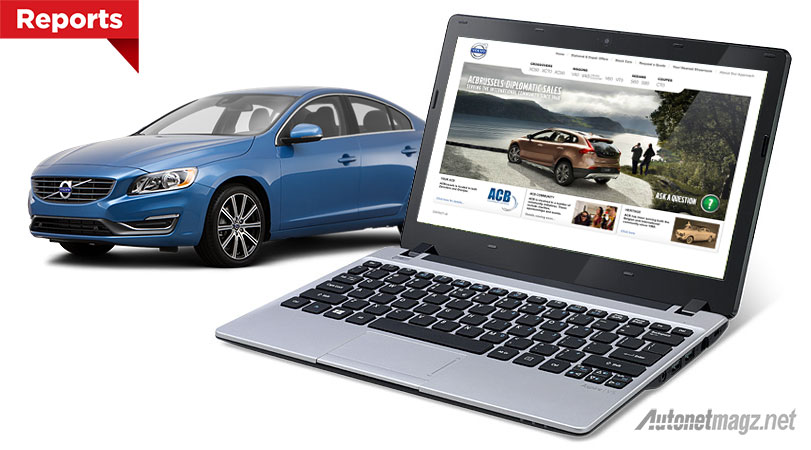 Berita, Website Volvo official site: Volvo Akan Fokus Menjual Mobilnya secara Online