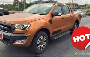 Wajah Ford Ranger Wildtrak Facelift 2015 Tertangkap Kamera Wajah Ford Ranger Wildtrak Facelift 2015 Tertangkap Kamera