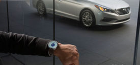 Smartwatch apps Blue Link Hyundai mencari mobil di parkiran