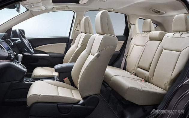 Interior kabin New Honda CR-V facelift 2015 Indonesia